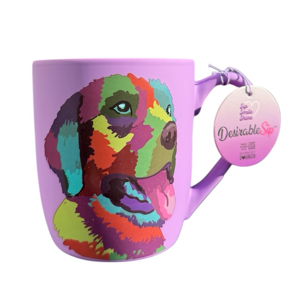 DesirableSip Labrador dog mug Golden Retriever Dog Mug NWT